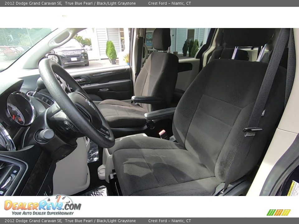 2012 Dodge Grand Caravan SE True Blue Pearl / Black/Light Graystone Photo #11