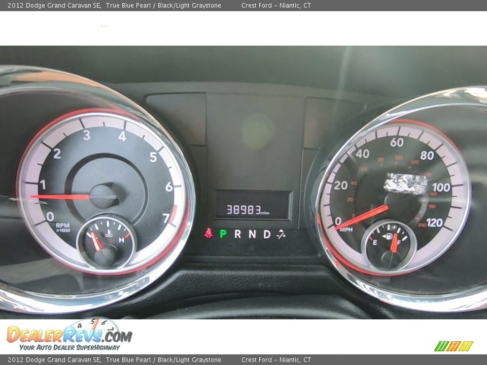 2012 Dodge Grand Caravan SE True Blue Pearl / Black/Light Graystone Photo #13