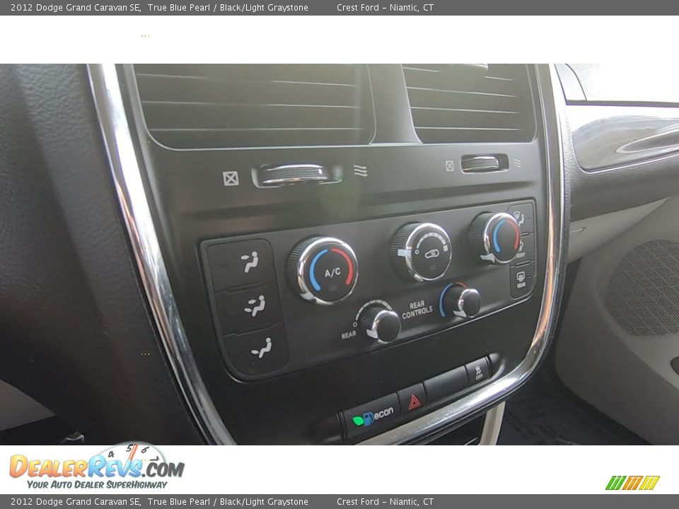 2012 Dodge Grand Caravan SE True Blue Pearl / Black/Light Graystone Photo #15
