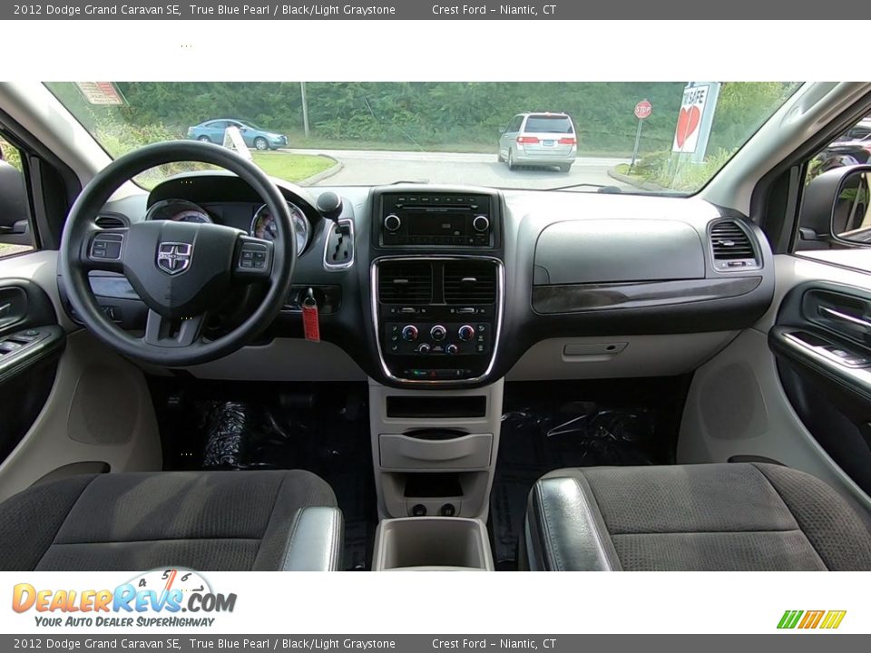 2012 Dodge Grand Caravan SE True Blue Pearl / Black/Light Graystone Photo #17