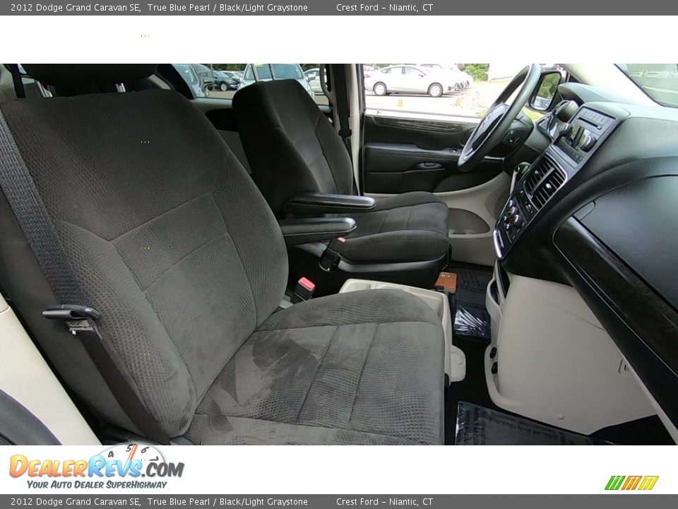 2012 Dodge Grand Caravan SE True Blue Pearl / Black/Light Graystone Photo #23