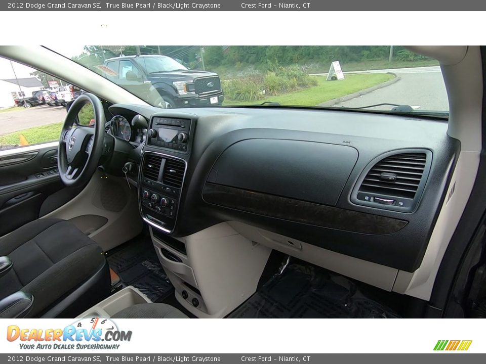 2012 Dodge Grand Caravan SE True Blue Pearl / Black/Light Graystone Photo #24