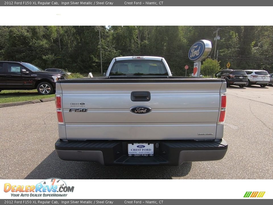 2012 Ford F150 XL Regular Cab Ingot Silver Metallic / Steel Gray Photo #6