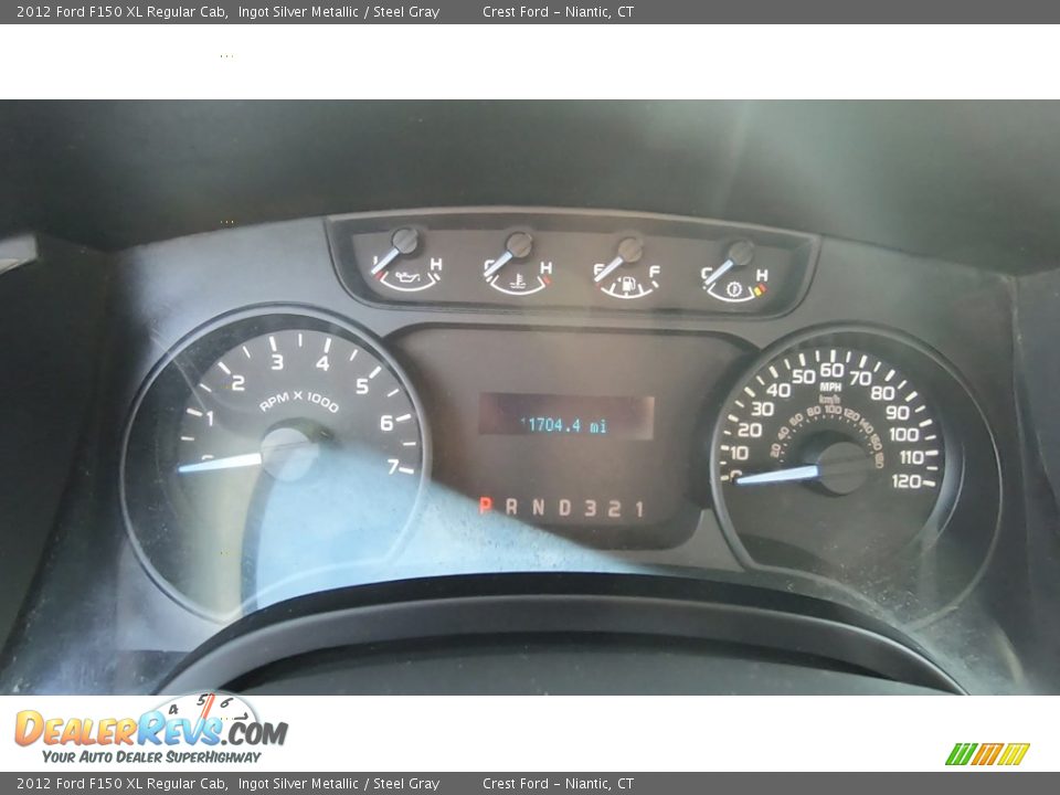2012 Ford F150 XL Regular Cab Ingot Silver Metallic / Steel Gray Photo #13