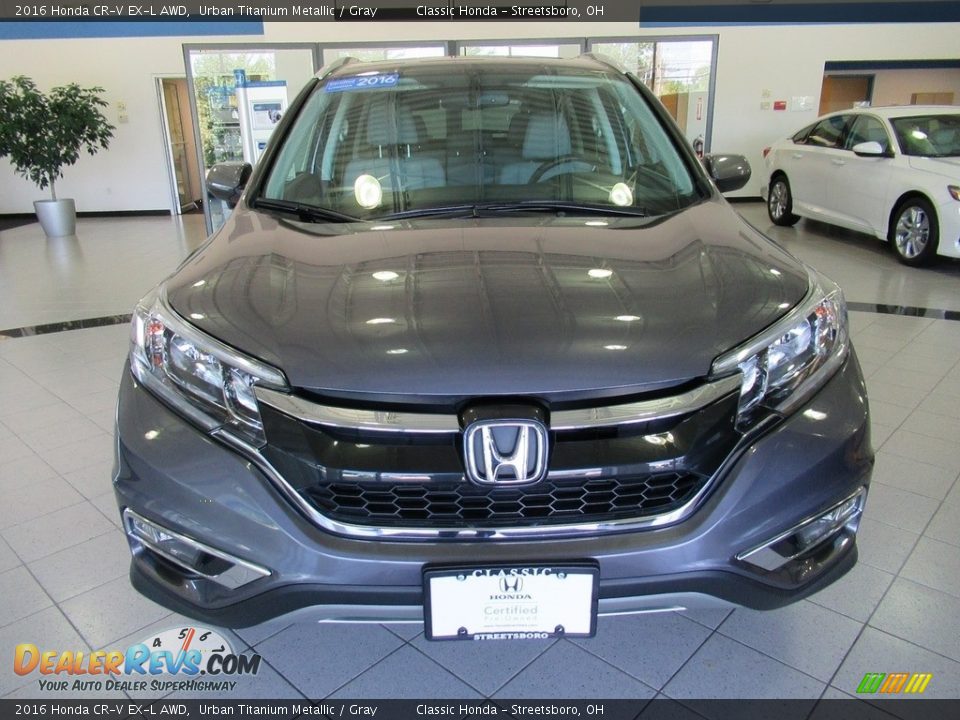 2016 Honda CR-V EX-L AWD Urban Titanium Metallic / Gray Photo #2