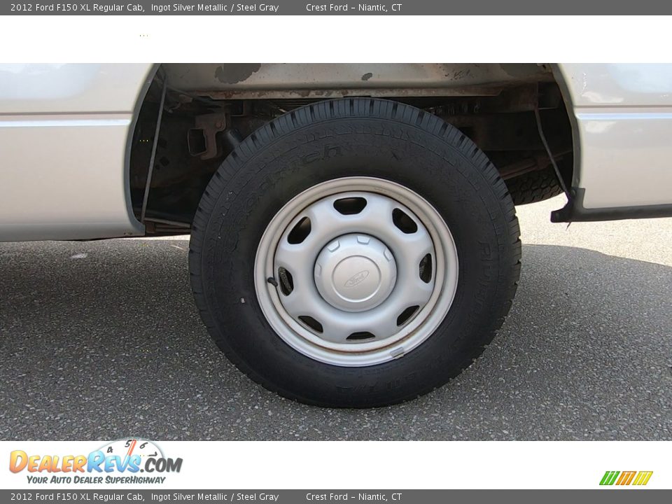 2012 Ford F150 XL Regular Cab Ingot Silver Metallic / Steel Gray Photo #16