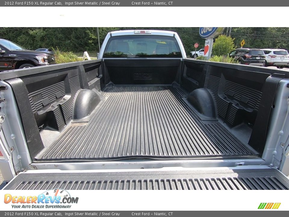 2012 Ford F150 XL Regular Cab Ingot Silver Metallic / Steel Gray Photo #17