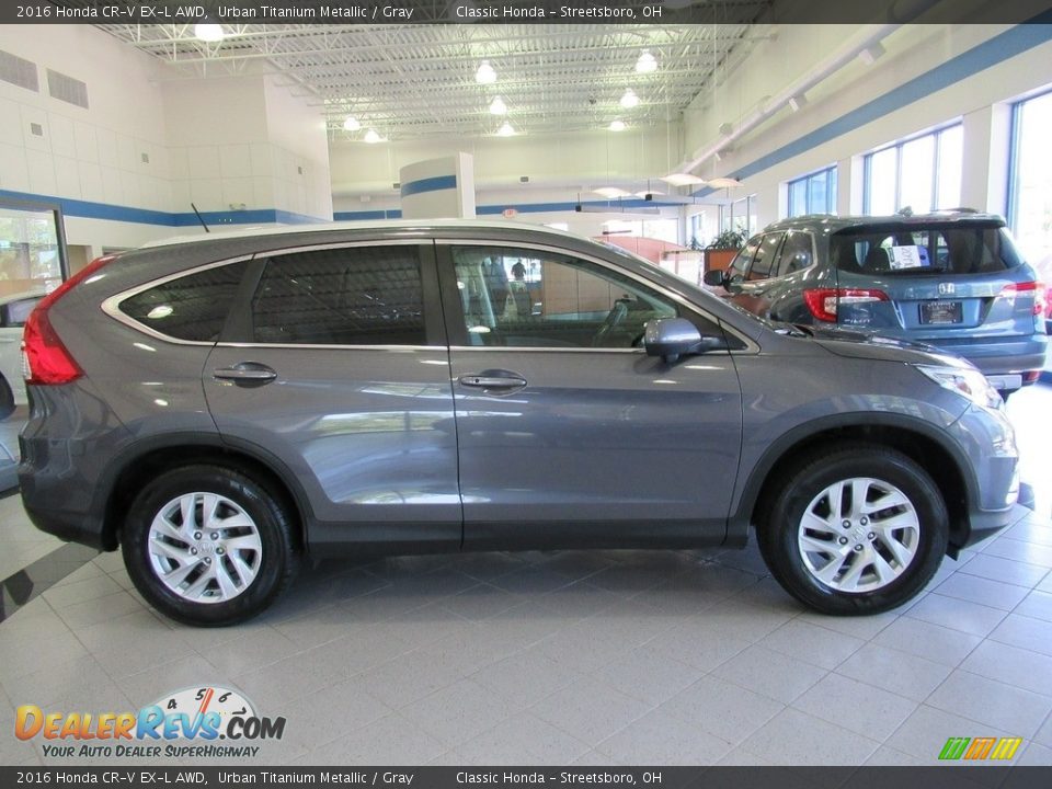2016 Honda CR-V EX-L AWD Urban Titanium Metallic / Gray Photo #4