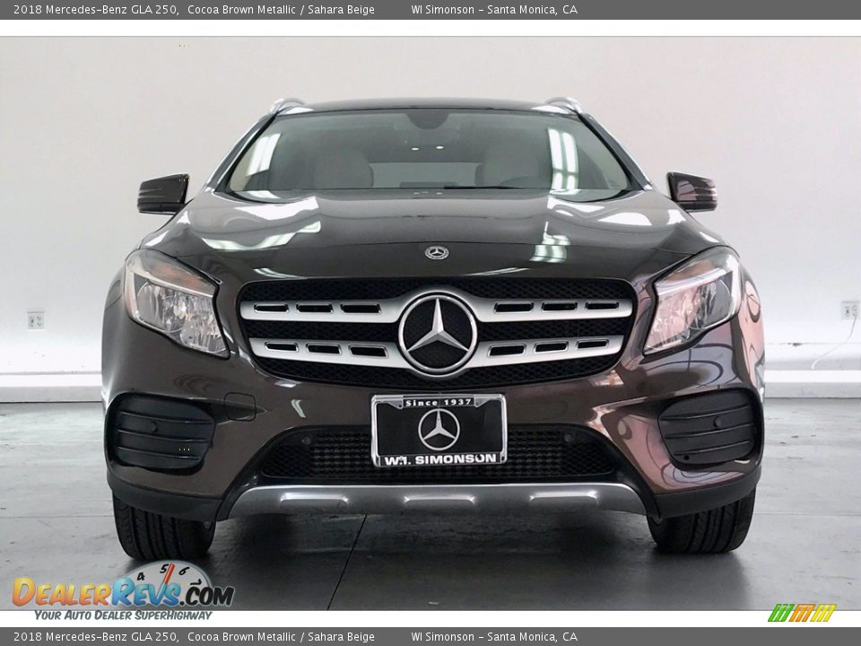 2018 Mercedes-Benz GLA 250 Cocoa Brown Metallic / Sahara Beige Photo #2