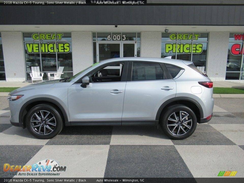 2018 Mazda CX-5 Touring Sonic Silver Metallic / Black Photo #1