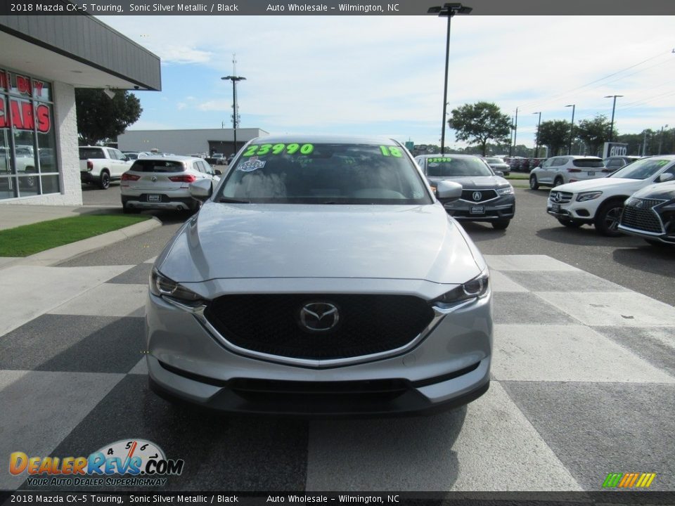 2018 Mazda CX-5 Touring Sonic Silver Metallic / Black Photo #2