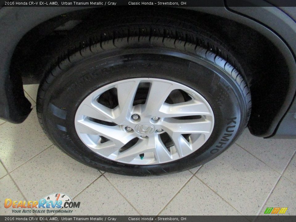 2016 Honda CR-V EX-L AWD Urban Titanium Metallic / Gray Photo #6