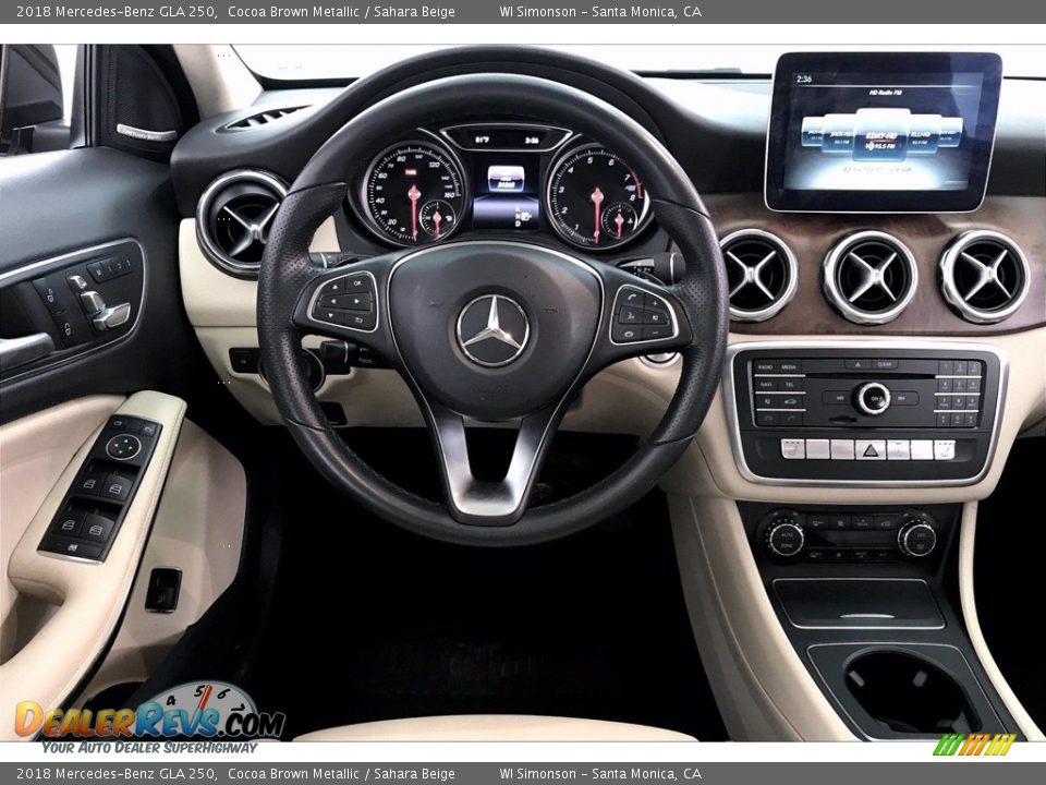 2018 Mercedes-Benz GLA 250 Cocoa Brown Metallic / Sahara Beige Photo #4