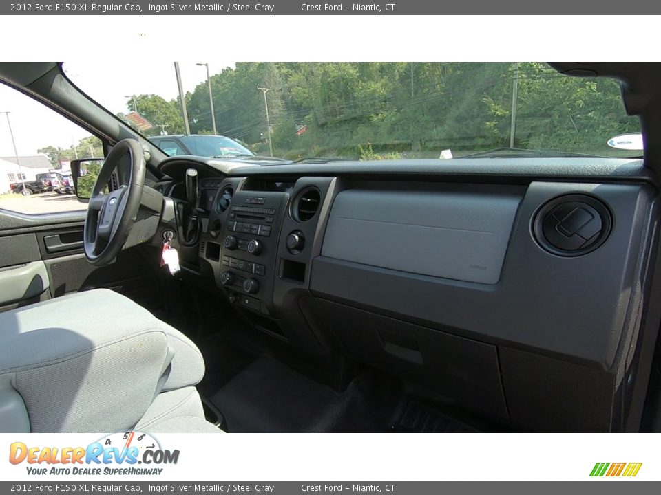 2012 Ford F150 XL Regular Cab Ingot Silver Metallic / Steel Gray Photo #20