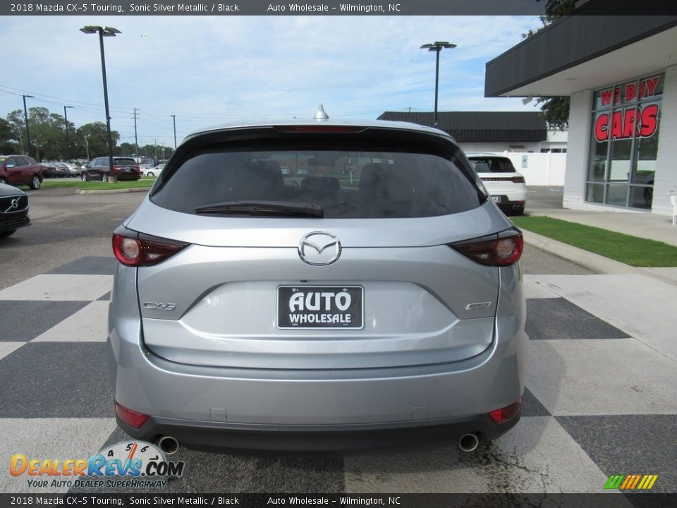 2018 Mazda CX-5 Touring Sonic Silver Metallic / Black Photo #4