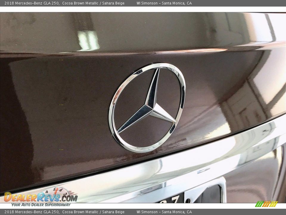 2018 Mercedes-Benz GLA 250 Cocoa Brown Metallic / Sahara Beige Photo #7