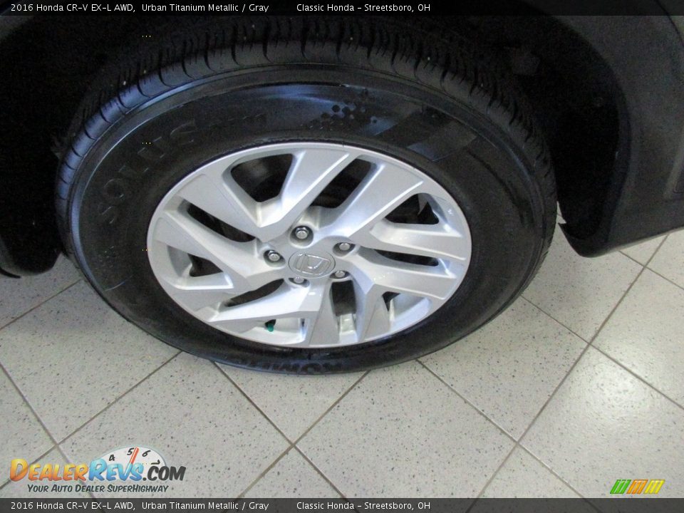 2016 Honda CR-V EX-L AWD Urban Titanium Metallic / Gray Photo #11