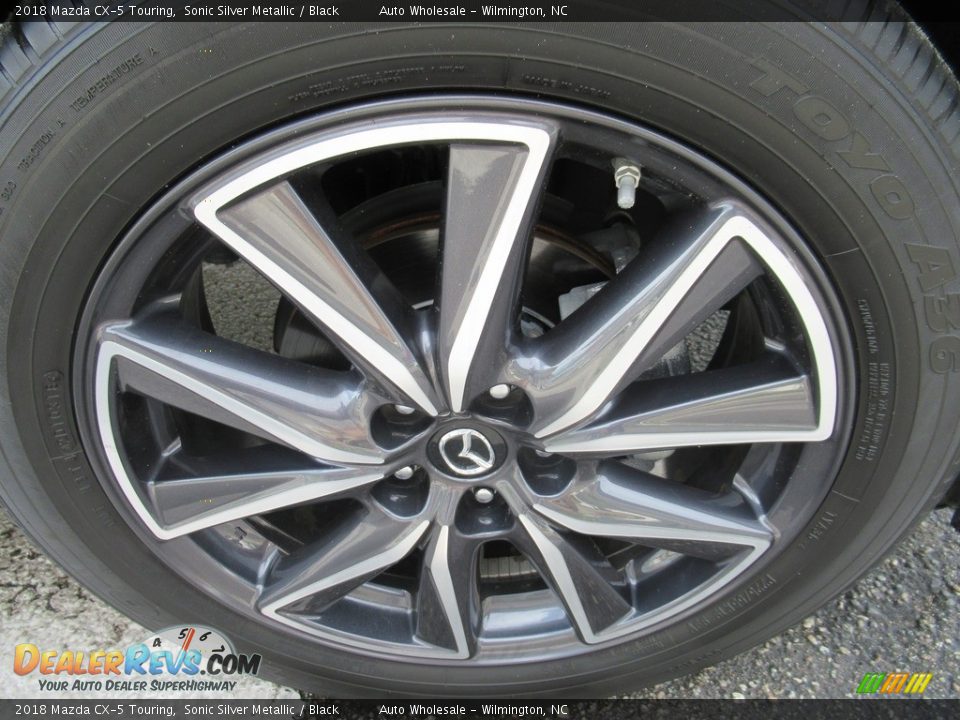 2018 Mazda CX-5 Touring Sonic Silver Metallic / Black Photo #7