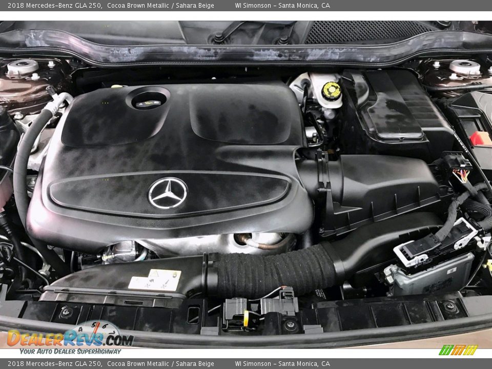 2018 Mercedes-Benz GLA 250 Cocoa Brown Metallic / Sahara Beige Photo #9