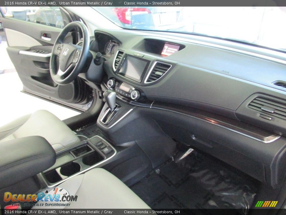 2016 Honda CR-V EX-L AWD Urban Titanium Metallic / Gray Photo #15