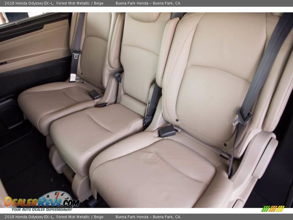 2018 Honda Odyssey EX-L Forest Mist Metallic / Beige Photo #19