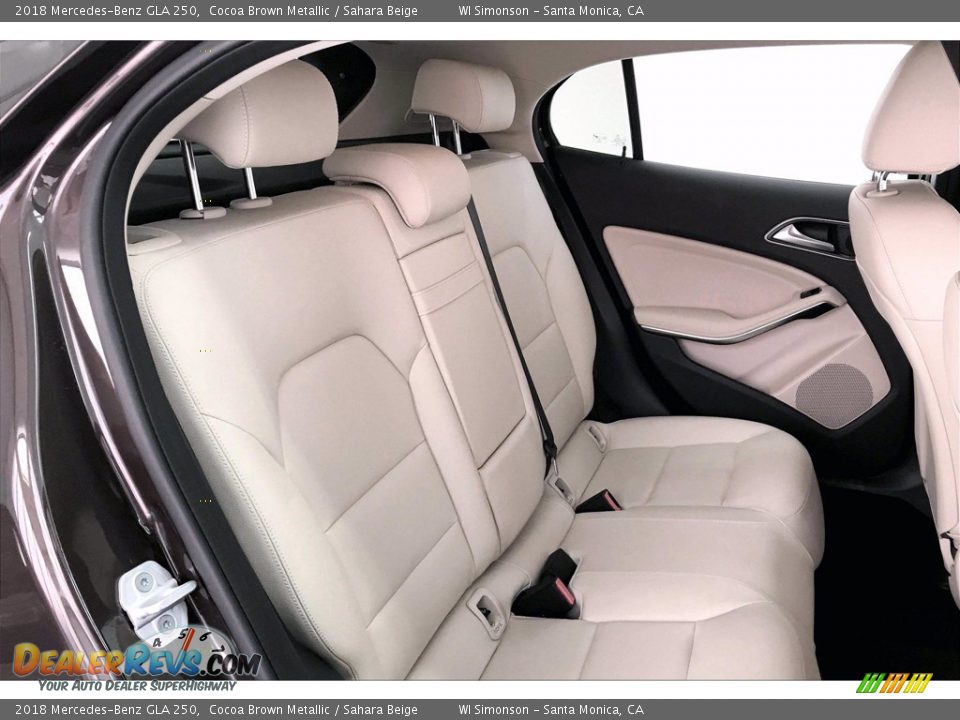 Rear Seat of 2018 Mercedes-Benz GLA 250 Photo #13