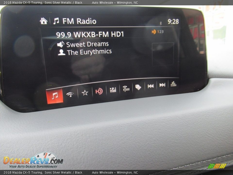 2018 Mazda CX-5 Touring Sonic Silver Metallic / Black Photo #16