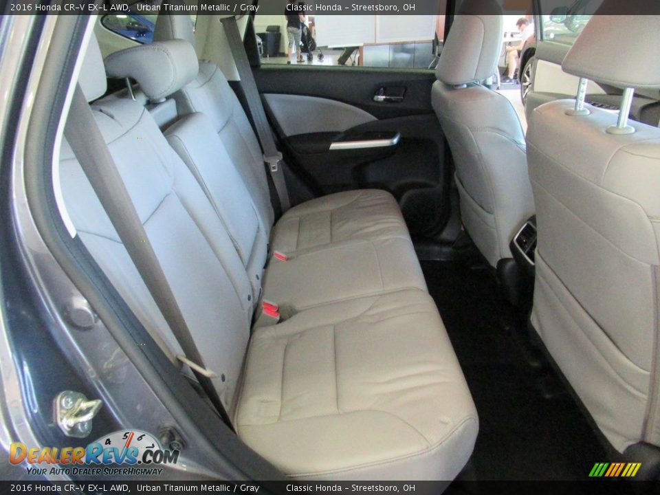 2016 Honda CR-V EX-L AWD Urban Titanium Metallic / Gray Photo #20