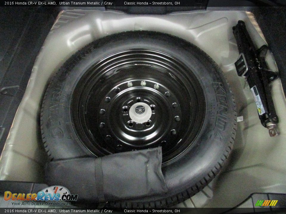 2016 Honda CR-V EX-L AWD Urban Titanium Metallic / Gray Photo #22