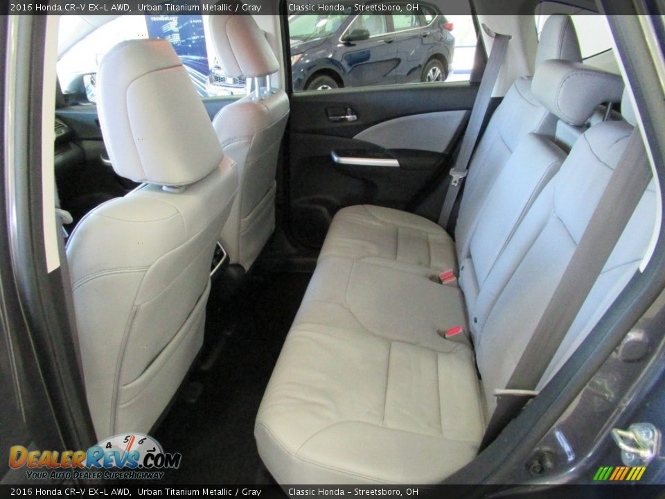 2016 Honda CR-V EX-L AWD Urban Titanium Metallic / Gray Photo #25