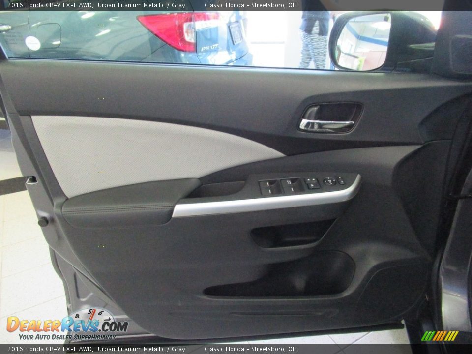 2016 Honda CR-V EX-L AWD Urban Titanium Metallic / Gray Photo #27