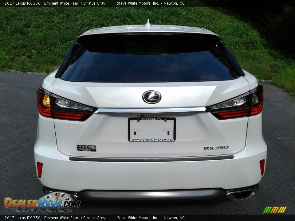 2017 Lexus RX 350 Eminent White Pearl / Stratus Gray Photo #8