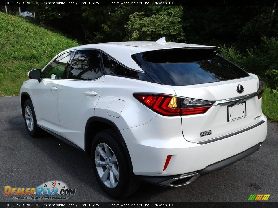 2017 Lexus RX 350 Eminent White Pearl / Stratus Gray Photo #9