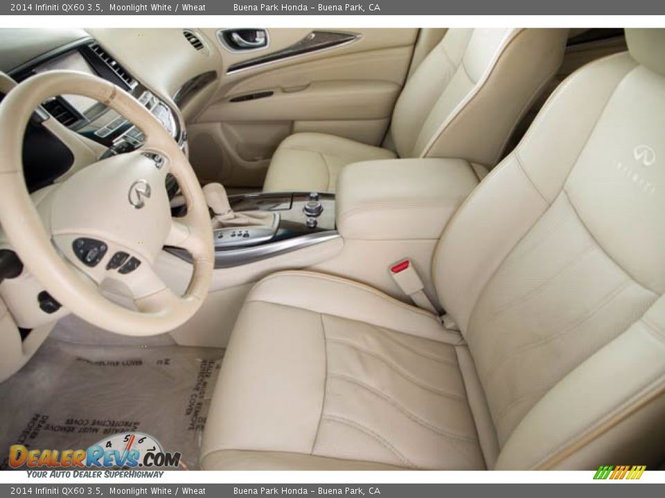 Wheat Interior - 2014 Infiniti QX60 3.5 Photo #3