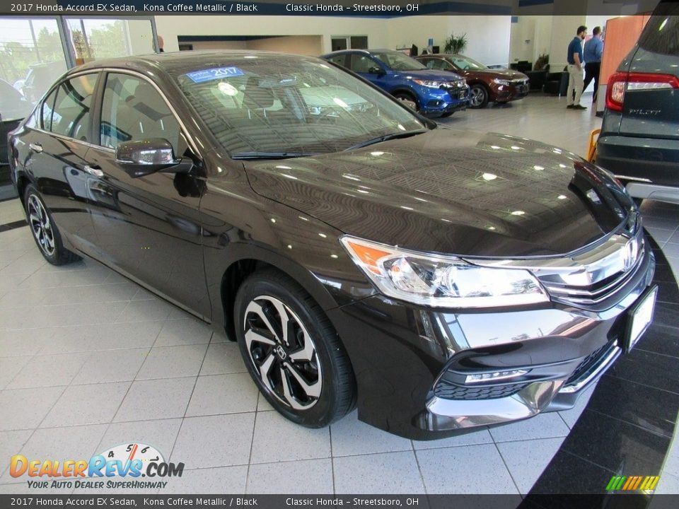 2017 Honda Accord EX Sedan Kona Coffee Metallic / Black Photo #3