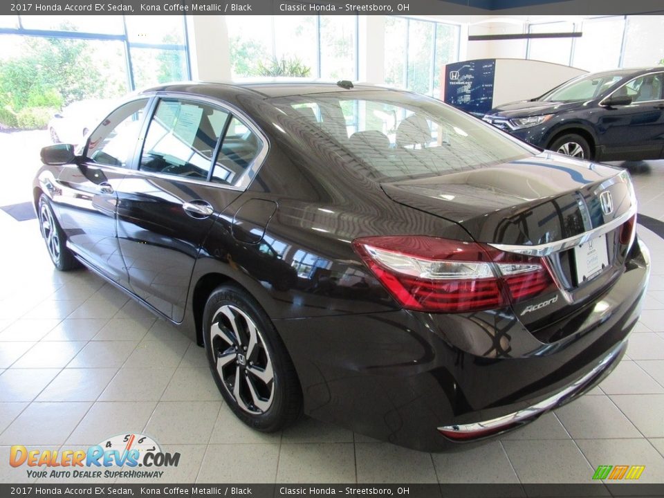 2017 Honda Accord EX Sedan Kona Coffee Metallic / Black Photo #9