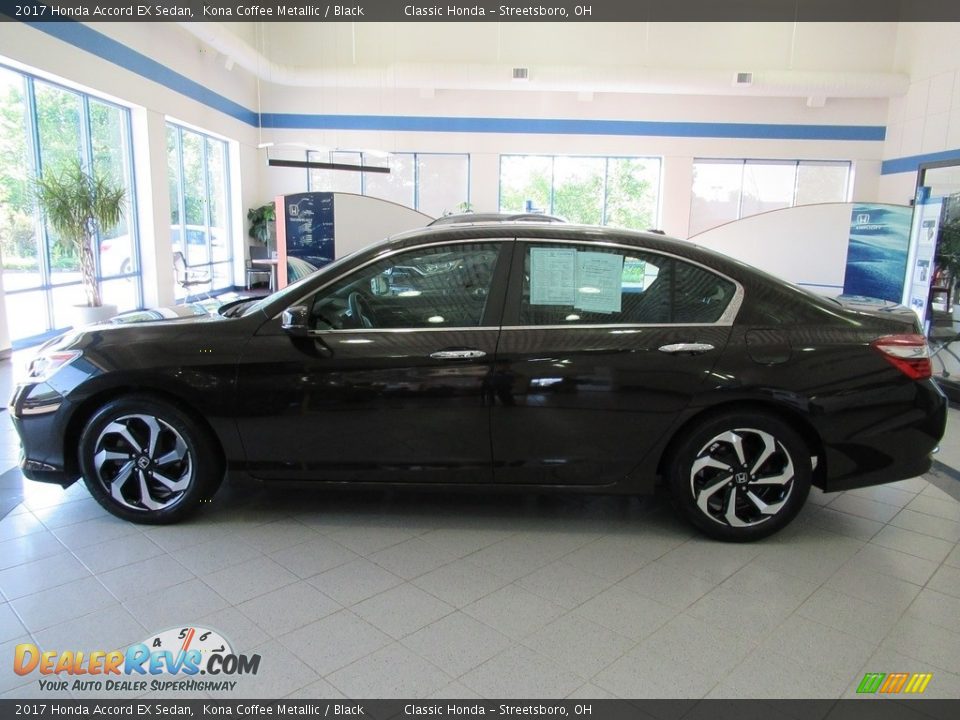 2017 Honda Accord EX Sedan Kona Coffee Metallic / Black Photo #10