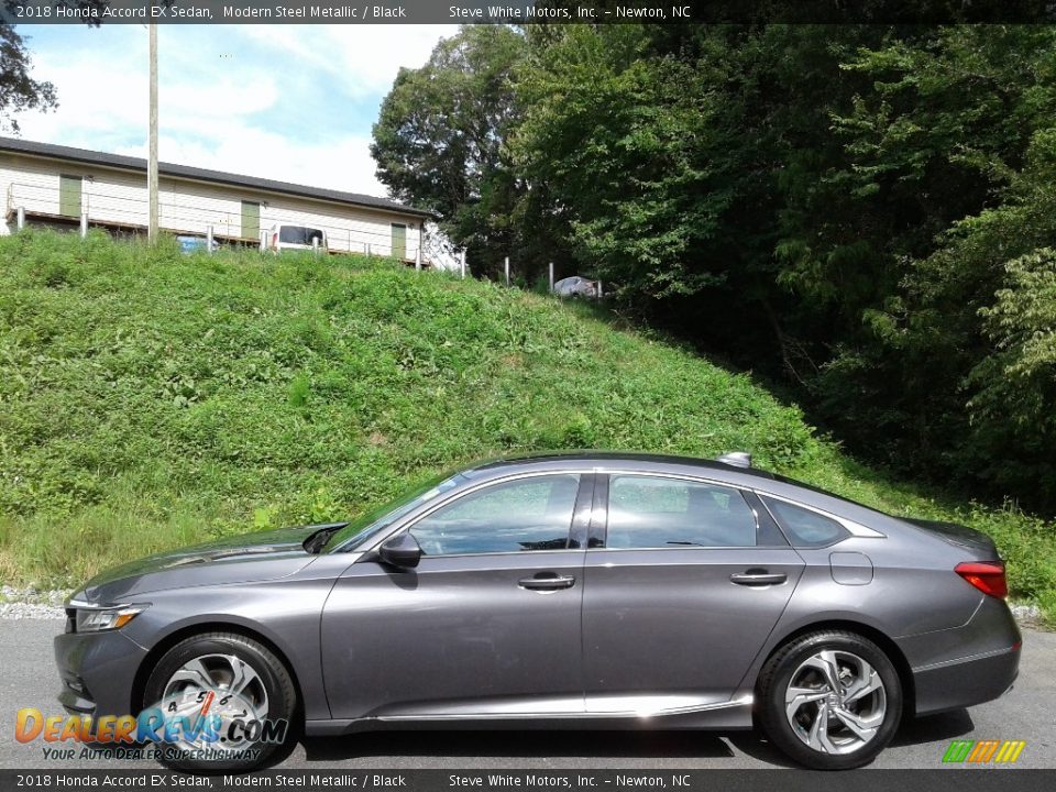 2018 Honda Accord EX Sedan Modern Steel Metallic / Black Photo #1