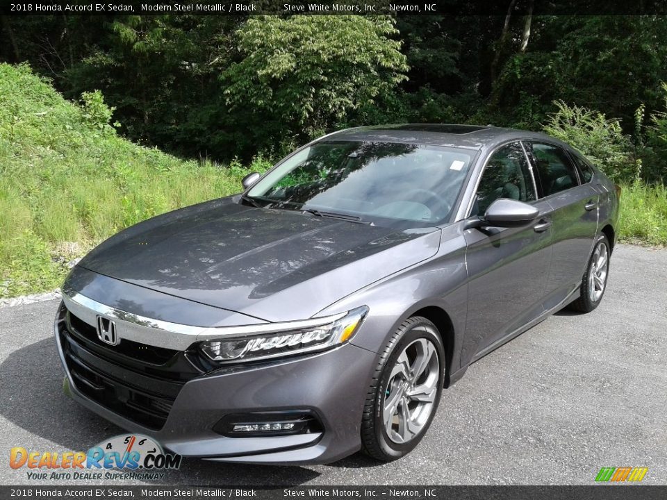 2018 Honda Accord EX Sedan Modern Steel Metallic / Black Photo #3