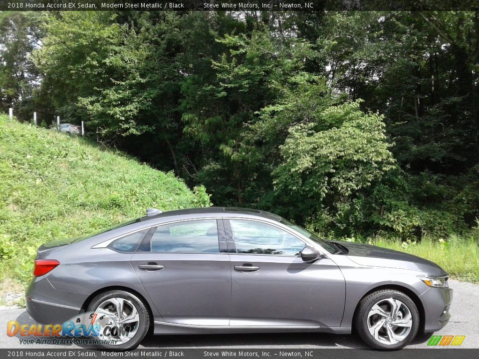 2018 Honda Accord EX Sedan Modern Steel Metallic / Black Photo #5