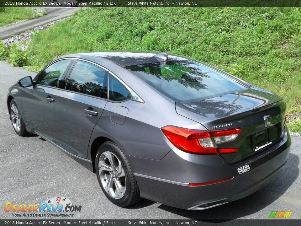 2018 Honda Accord EX Sedan Modern Steel Metallic / Black Photo #8