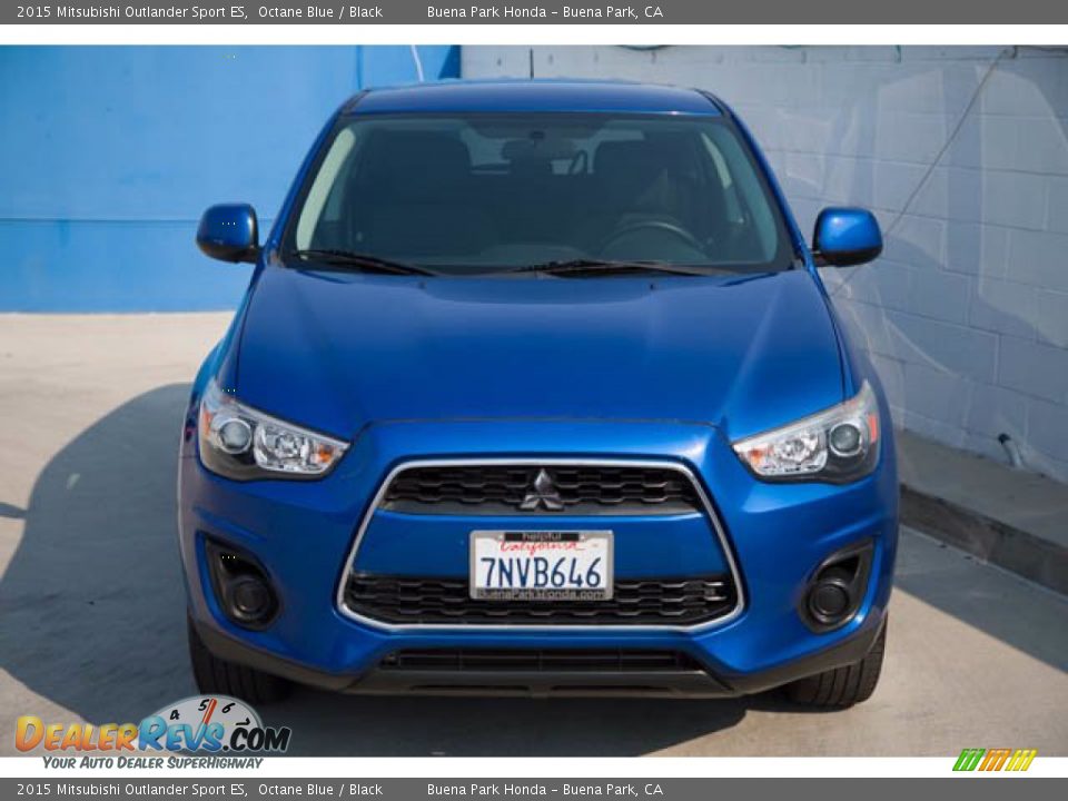 2015 Mitsubishi Outlander Sport ES Octane Blue / Black Photo #7