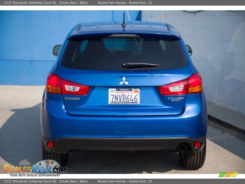 2015 Mitsubishi Outlander Sport ES Octane Blue / Black Photo #9