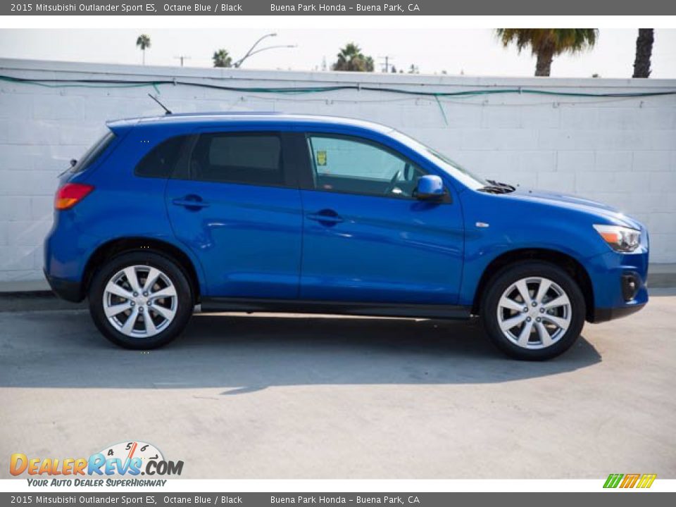 2015 Mitsubishi Outlander Sport ES Octane Blue / Black Photo #12