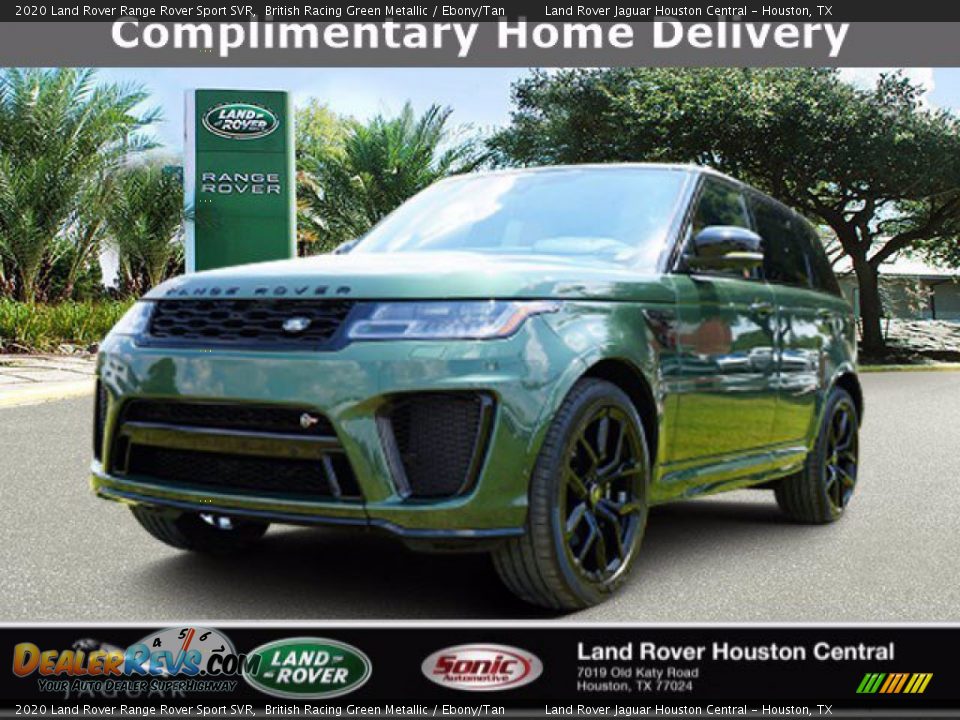 2020 Land Rover Range Rover Sport SVR British Racing Green Metallic / Ebony/Tan Photo #1