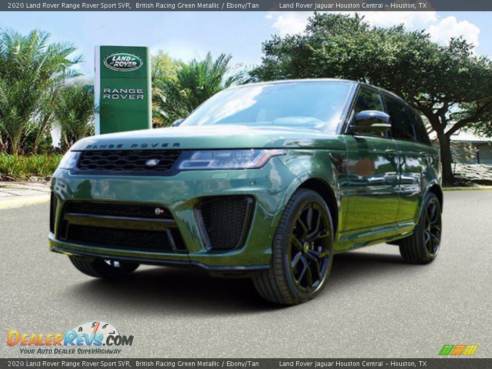 2020 Land Rover Range Rover Sport SVR British Racing Green Metallic / Ebony/Tan Photo #2