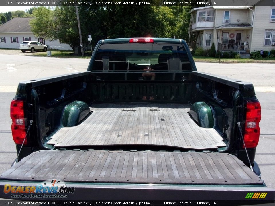 2015 Chevrolet Silverado 1500 LT Double Cab 4x4 Rainforest Green Metallic / Jet Black Photo #7