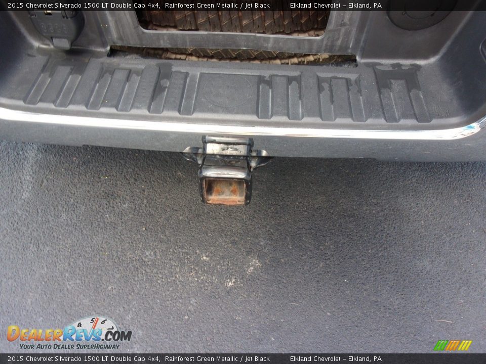 2015 Chevrolet Silverado 1500 LT Double Cab 4x4 Rainforest Green Metallic / Jet Black Photo #8