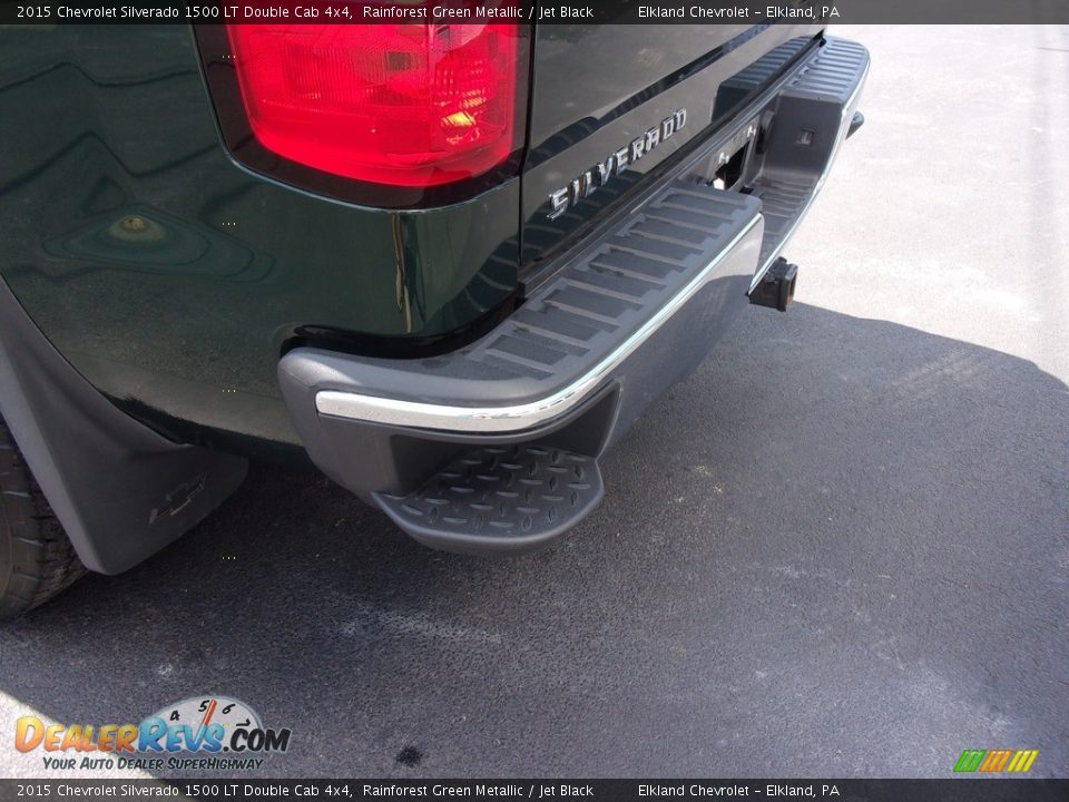 2015 Chevrolet Silverado 1500 LT Double Cab 4x4 Rainforest Green Metallic / Jet Black Photo #9