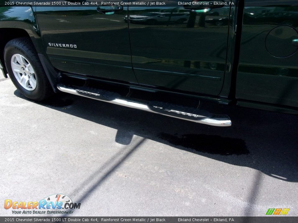 2015 Chevrolet Silverado 1500 LT Double Cab 4x4 Rainforest Green Metallic / Jet Black Photo #10